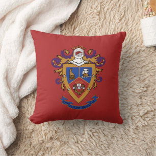 Delta Sigma Pi Official Crest Throw Pillow