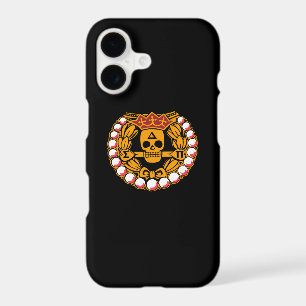 Delta Sigma Pi Skull Badge iPhone 17 Case