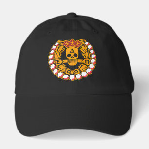 Delta Sigma Pi Skull Badge Hat