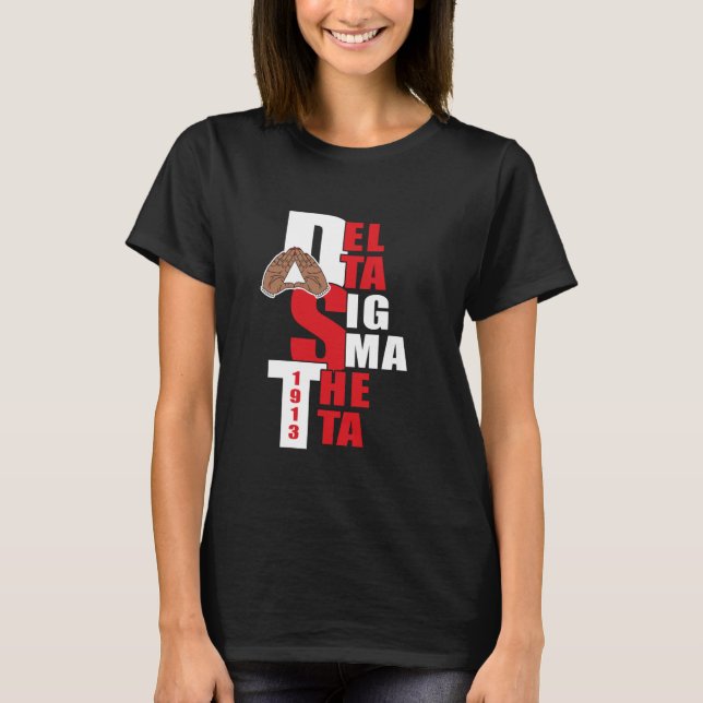 Delta Sigma Theta Sorority Paraphernalia, Delta 19 T-Shirt (Front)