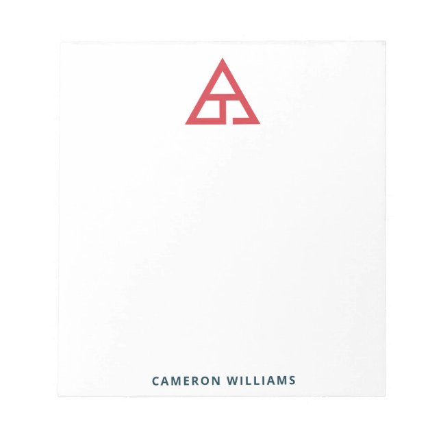 Delta T Trademark Logo Notepad (Front)