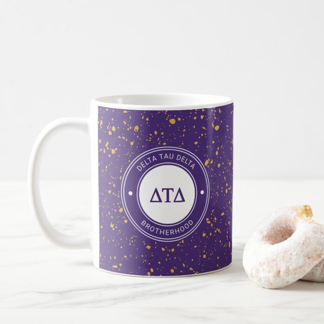 Delta Tau Delta | Badge Coffee Mug (With Donut)