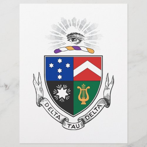 Delta Tau Delta Coat of Arms Flyer