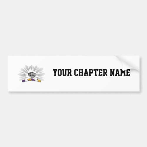 Delta Tau Delta Eye Bumper Sticker