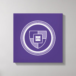 Delta Tau Delta Fraternity Crest Emblem Canvas Print
