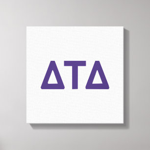 Delta Tau Delta Fraternity Greek Letters Canvas Print