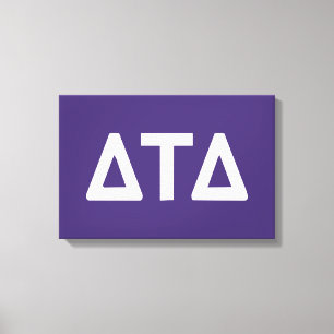 Delta Tau Delta Fraternity Greek Letters Canvas Print