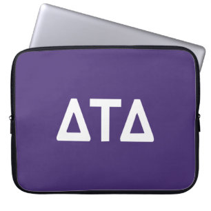 Delta Tau Delta Fraternity Greek Letters Laptop Sleeve