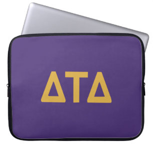 Delta Tau Delta Fraternity Greek Letters Laptop Sleeve