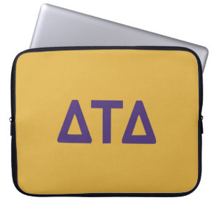 Delta Tau Delta Fraternity Greek Letters Laptop Sleeve