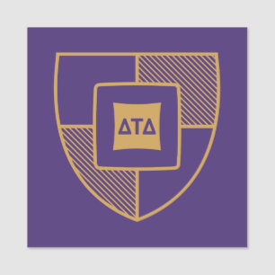 Delta Tau Delta Fraternity Shield Crest Name Tag