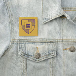 Delta Tau Delta Fraternity Shield Crest Name Tag