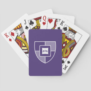 Delta Tau Delta Fraternity Shield Crest Poker Cards