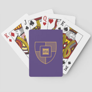 Delta Tau Delta Fraternity Shield Crest Poker Cards