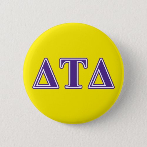 Delta Tau Delta Purple Letters Button
