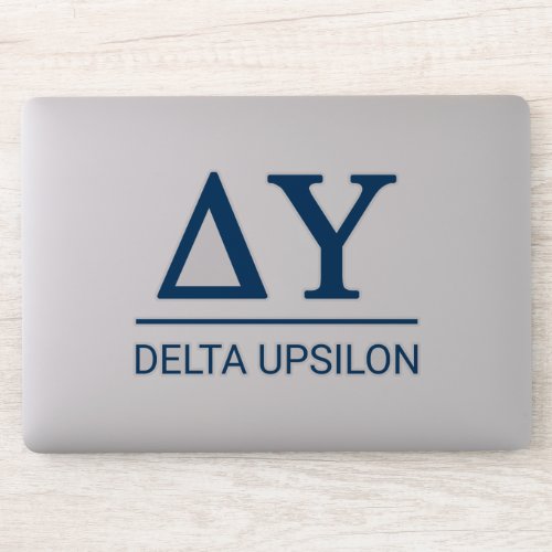 Delta Upsilon  Badge Sticker