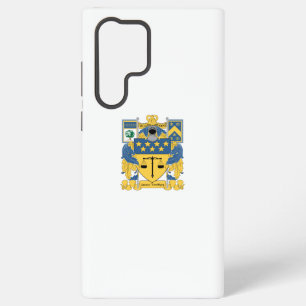 Delta Upsilon Fraternity Blue & Gold Coat of Arms Samsung Galaxy S22 Ultra Case