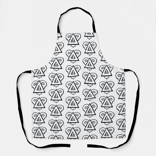 Delta Upsilon Fraternity Iconic Triangle Logo Apron (Front)