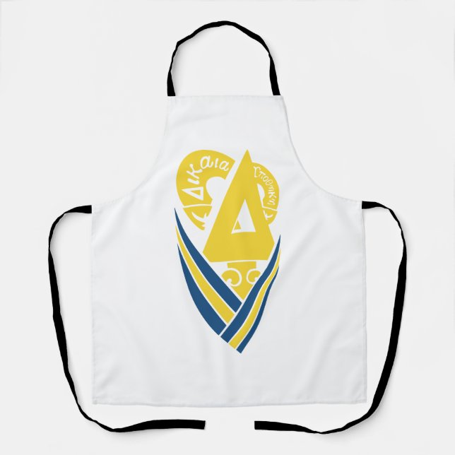 Delta Upsilon Fraternity Stylized Delta Apron (Front)