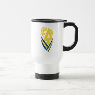 Delta Upsilon Fraternity Stylized Delta Travel Mug