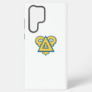 Delta Upsilon Fraternity Triangle Blue & Gold Samsung Galaxy S22 Ultra Case