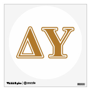 Gold Letters Wall Decals & Stickers