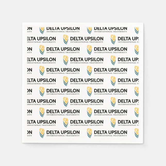 Delta Upsilon International Fraternity Napkins (Front)