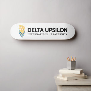 Delta Upsilon International Fraternity Skateboard