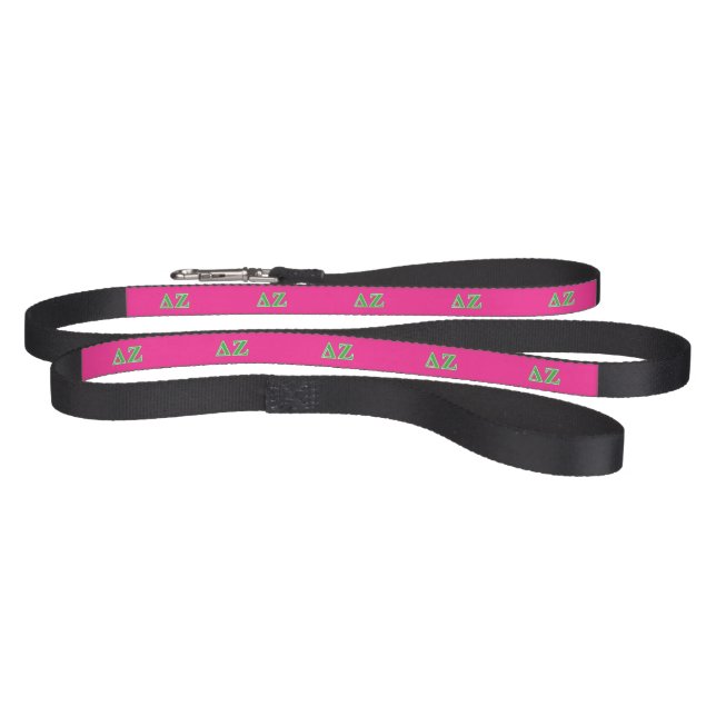 Delta Zeta Green Letters Pet Leash (Full)