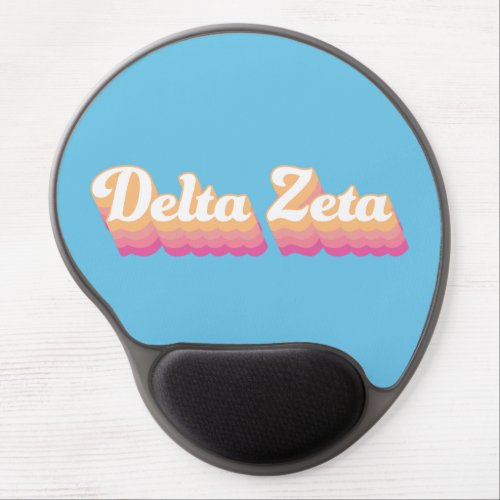 Delta Zeta  Groovy Script Gel Mouse Pad