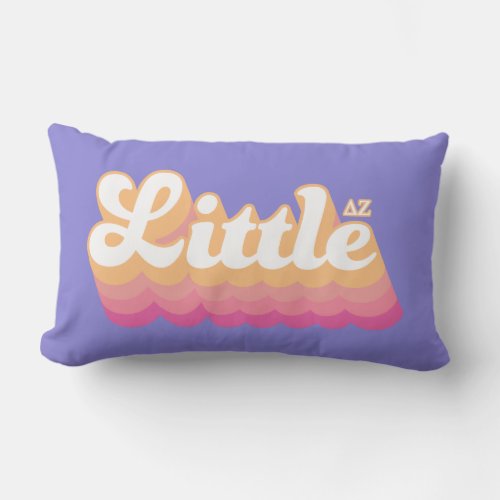 Delta Zeta  Little Lumbar Pillow