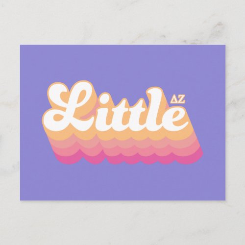 Delta Zeta  Little Postcard