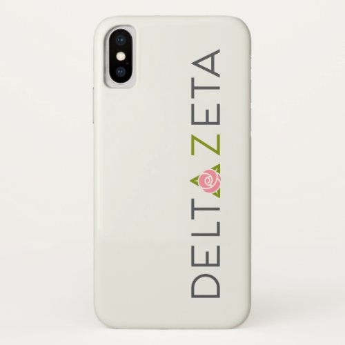 Delta Zeta Primary Logo iPhone X Case