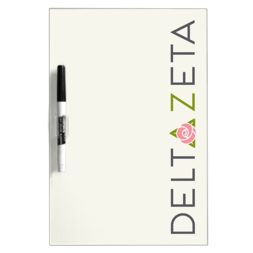 Delta Zeta Primary Logo Dry Erase Board
