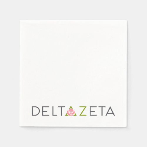 Delta Zeta Primary Logo Napkins