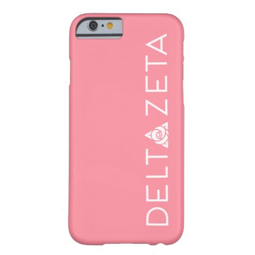 Delta Zeta Primary Logo White Barely There iPhone 6 Case