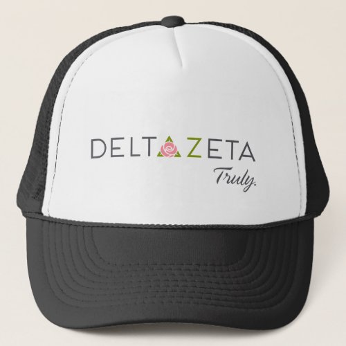 Delta Zeta Primary Logo with Promise Trucker Hat