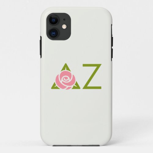 Delta Zeta Rose Icon iPhone 11 Case