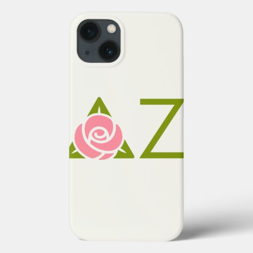 Delta Zeta Rose Icon iPhone 13 Case