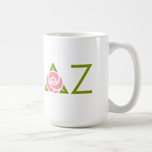 Delta Zeta Rose Icon Coffee Mug