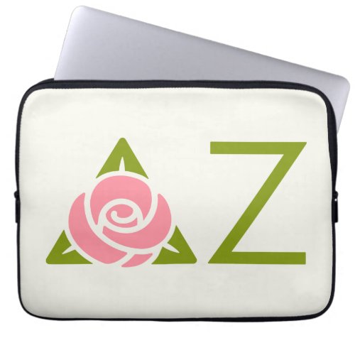 Delta Zeta Rose Icon Laptop Sleeve