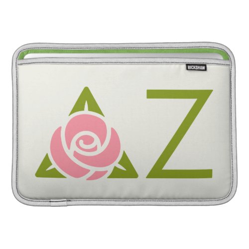 Delta Zeta Rose Icon MacBook Sleeve