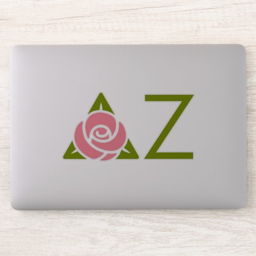 Delta Zeta Rose Icon Sticker