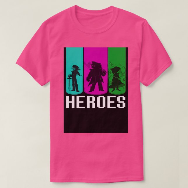 Deltarune Heroes T-Shirt (Design Front)