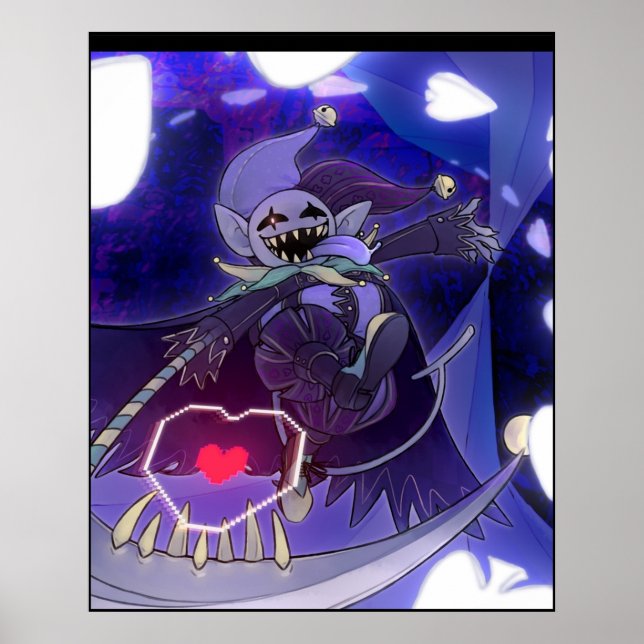 Deltarune - Jevil Graphic Poster (Front)