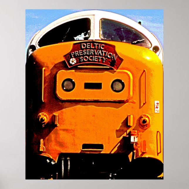Deltic British Diesel Train Poster (Front)