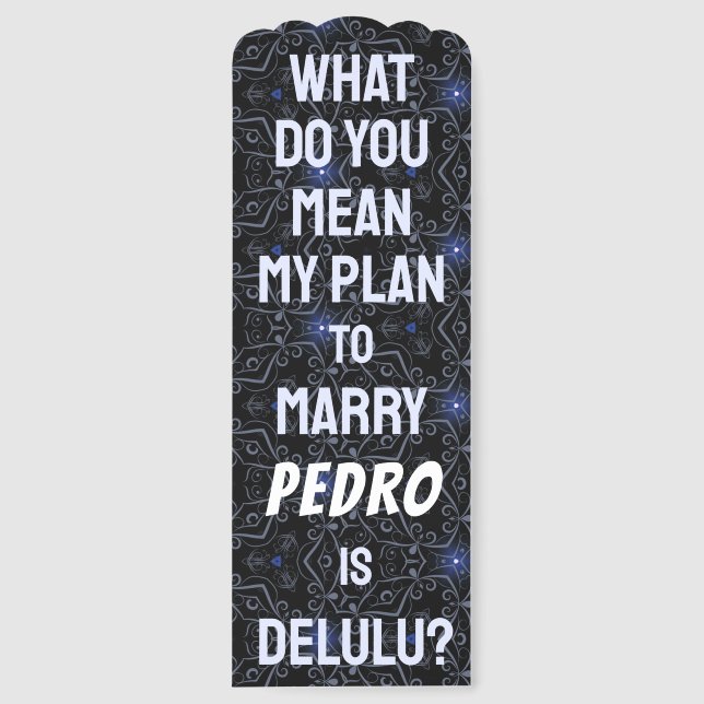 Delulu Bookmark (Front)