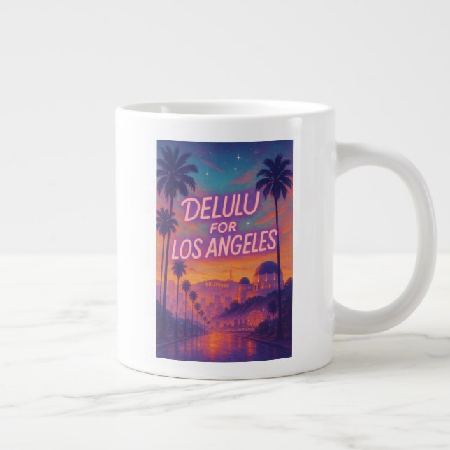 Delulu for Los Angeles Giant Coffee Mug (Right)
