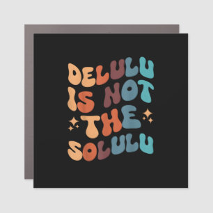 Deluluu Makes the World Go Round Car Magnet