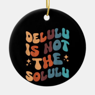 Deluluu Makes the World Go Round Ceramic Ornament
